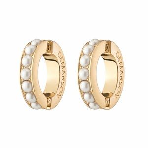 DEMARSON Eden Pearl-Embellished 12K Gold-Plated
Ear Cuffs